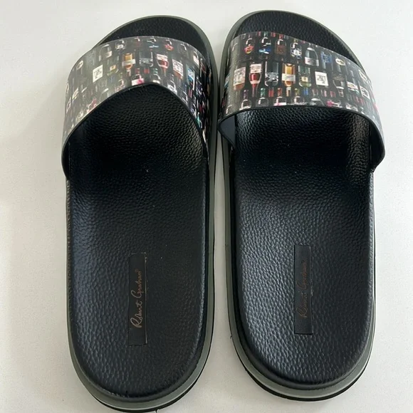 Robert Graham SHIRAZ Wine Bottle Slide Sandals Slip On Size 12 - Picture 13 of 16